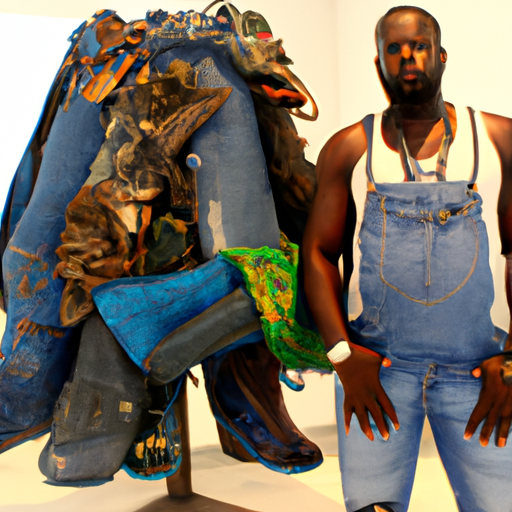Artiste camerounais en Italie : des sculptures étonnantes créées à partir de jeans