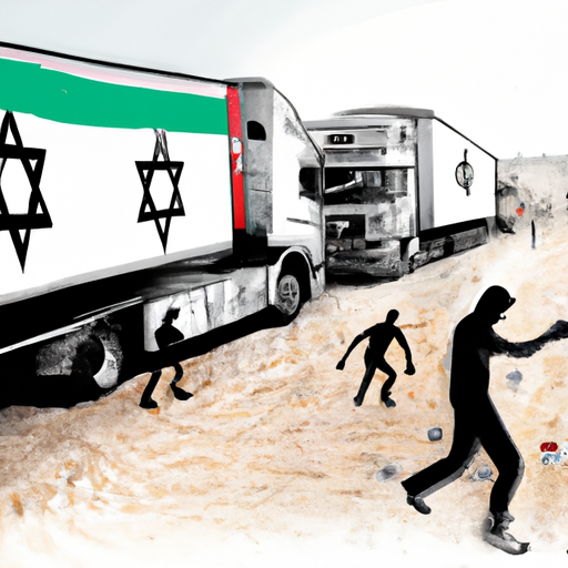 Militants bloquent camions d&rsquo;aide pour Gaza dans la guerre Israël-Hamas
