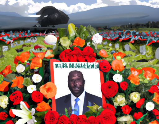 Service commémoratif pour Kelvin Kiptum à Iten.