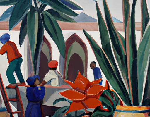 Exposition d&rsquo;artistes cubains à Rabat.