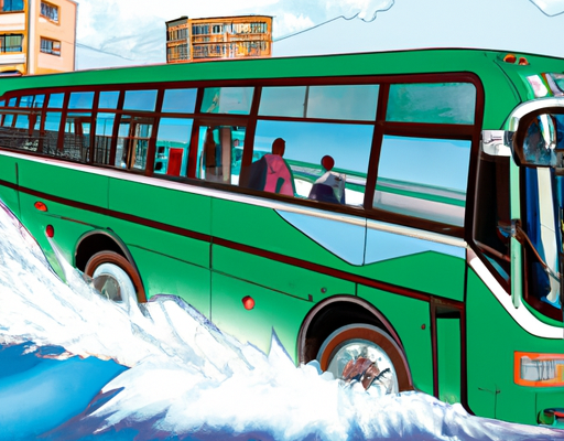 Autobus emporté par les flots d&rsquo;une rivière au Kenya.