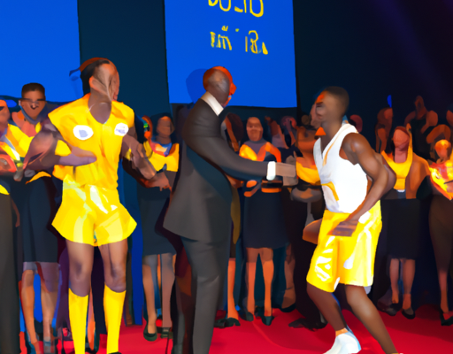 Usain Bolt félicite Jude Bellingham aux Laureus Awards