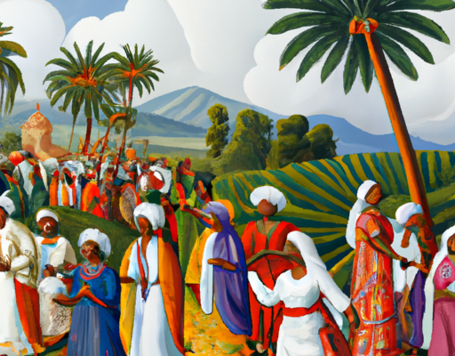 Célébration du Dimanche des Rameaux en Ethiopie