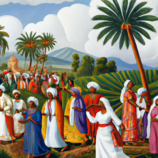 Célébration du Dimanche des Rameaux en Ethiopie