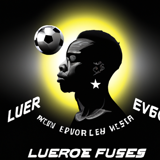Un footballeur sud-africain de talent, Luke Fleurs, a tragiquement perdu la vie lors du vol de sa voiture. Crée une illustration HD représentant un hommage émouvant à Luke Fleurs, mettant en avant son amour pour le football et sa lumière éclatante qui sera à jamais présente. Montre un terrain de football paisible sous un ciel doux et étoilé, avec des médailles scintillantes flottant dans l'air pour symboliser son héritage et son esprit indomptable.