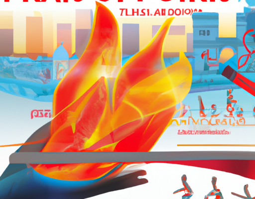Parcours de la flamme olympique pour les JO Paris 2024