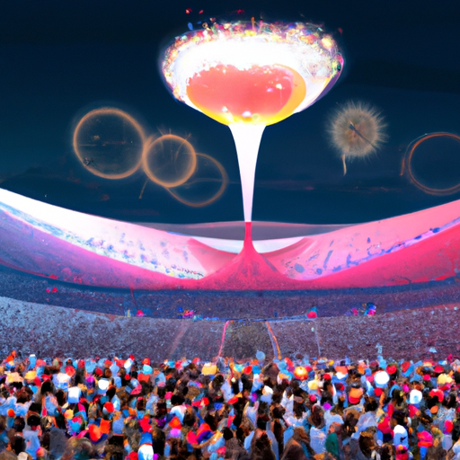 Arrivée de la flamme olympique pour les JO Paris 2024