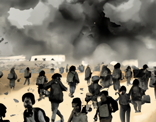 Chaos et exode des habitants de Rafah à Gaza