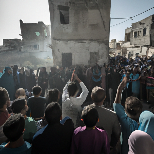Solidarité à Rafah : soutien dans une école détruite