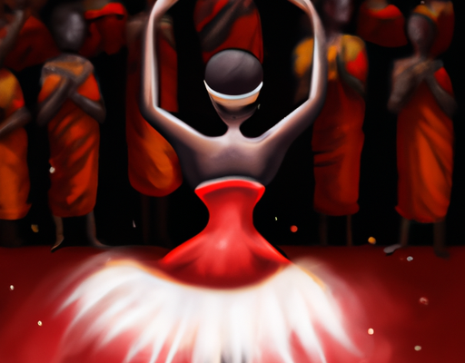 Jeune danseuse sourde brille à Nairobi.
