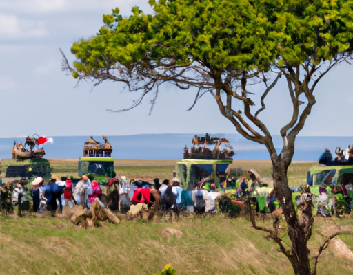 Evacuation de touristes de Maasai Mara.