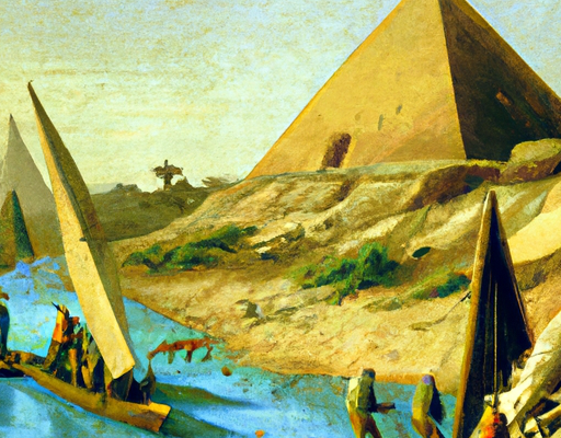 Étude révèle : Pyramides longées par ancien bras Nil.