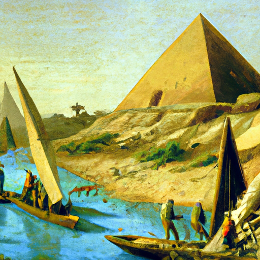 Étude révèle : Pyramides longées par ancien bras Nil.
