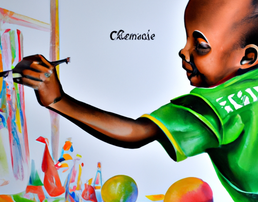 Le plus jeune artiste peintre : un Ghanéen de 1 an et 4 mois