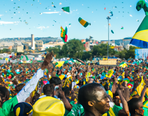 Fête des partisans du MK de Zuma en Afrique du Sud