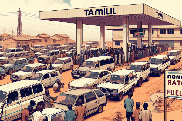 Pénurie de Carburant en Centrafrique: Réquisition des Stations Tamoil à Bangui