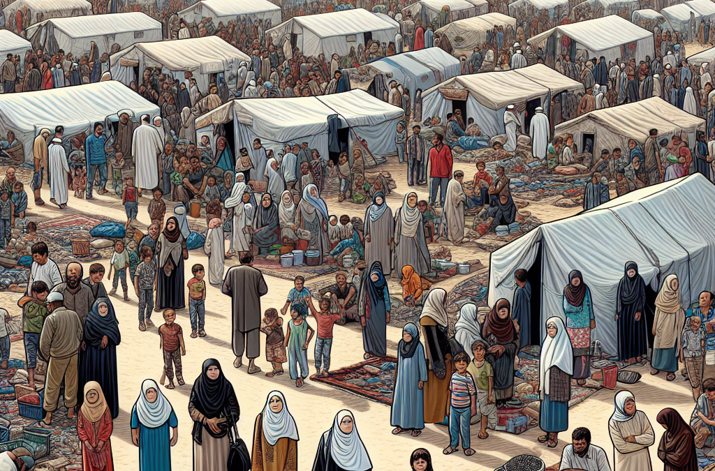 Gaza : situation critique dans un camp de réfugiés.