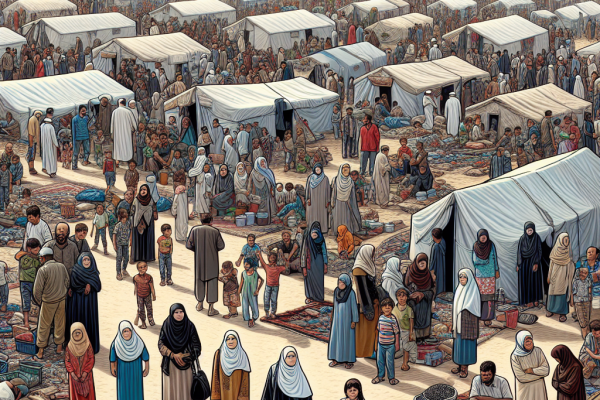Gaza : situation critique dans un camp de réfugiés.