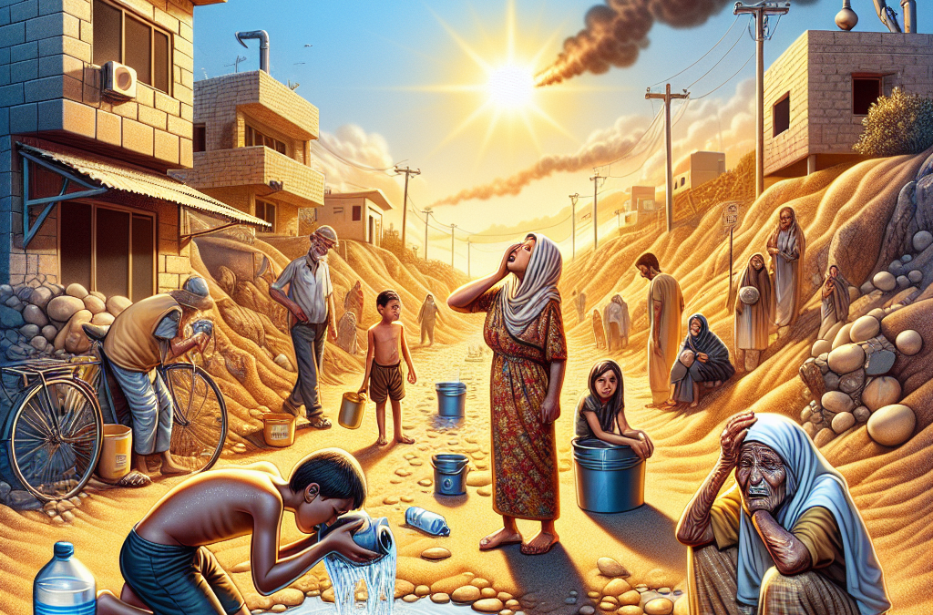 Pénurie d&rsquo;eau et chaleur à Gaza en pleine guerre
