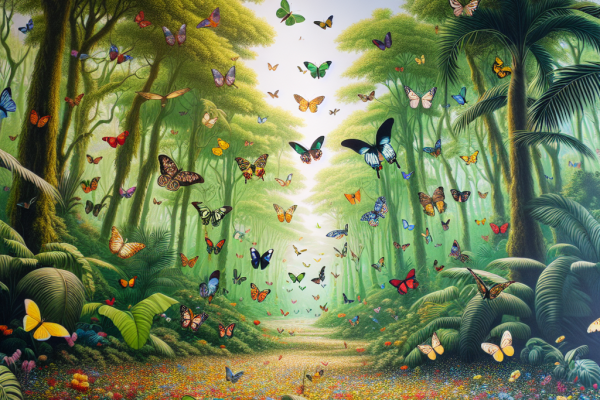 Italie : Un musée recrée forêt papillons Tanzanie