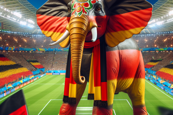 « Éléphant prédit victoire Allemagne face à Écosse à l&rsquo;Euro 2024 »
