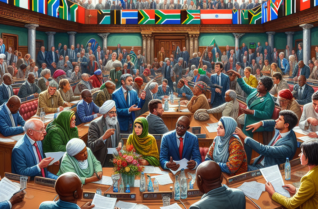Première réunion du nouveau parlement en Afrique du Sud