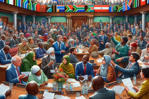 Première réunion du nouveau parlement en Afrique du Sud