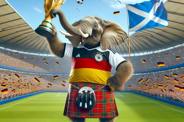 Éléphant prédit victoire Allemagne vs Écosse Euro 2024