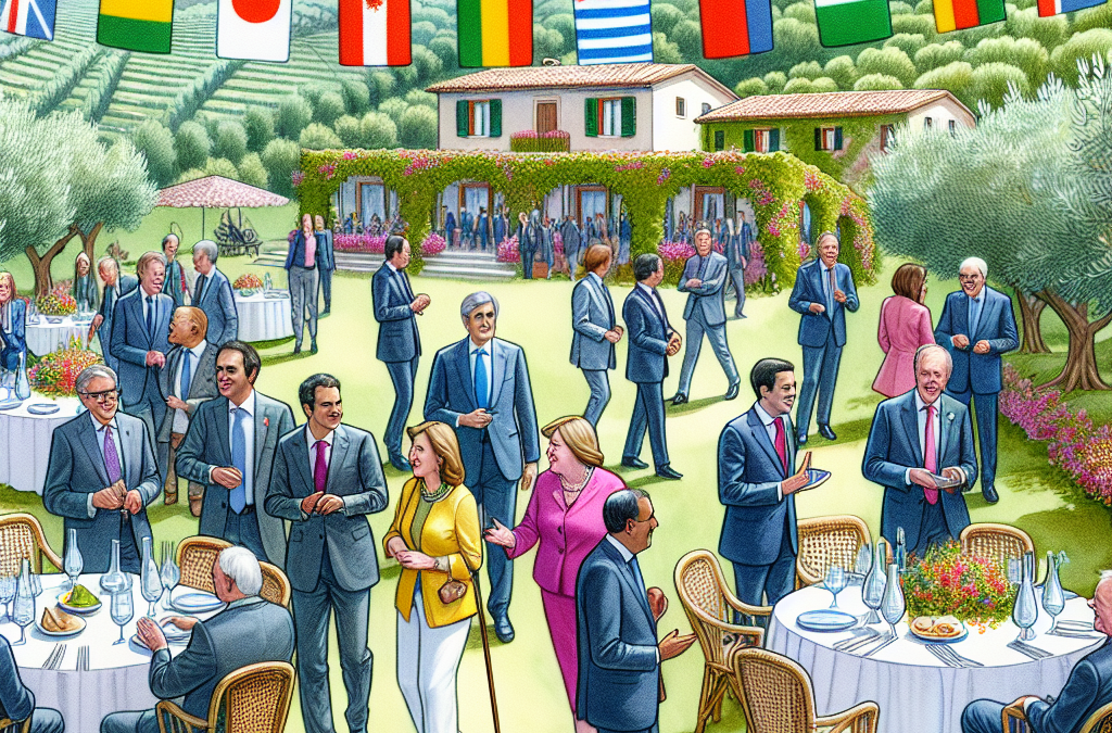 Les conjoints des dirigeants au G7 visitent Fasano.