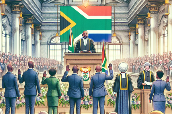Nouveaux députés prêtent serment en Afrique du Sud