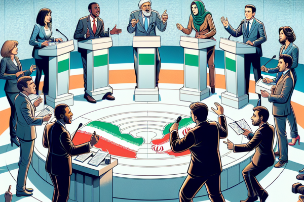 Débat télévisé entre candidats pour les élections en Iran