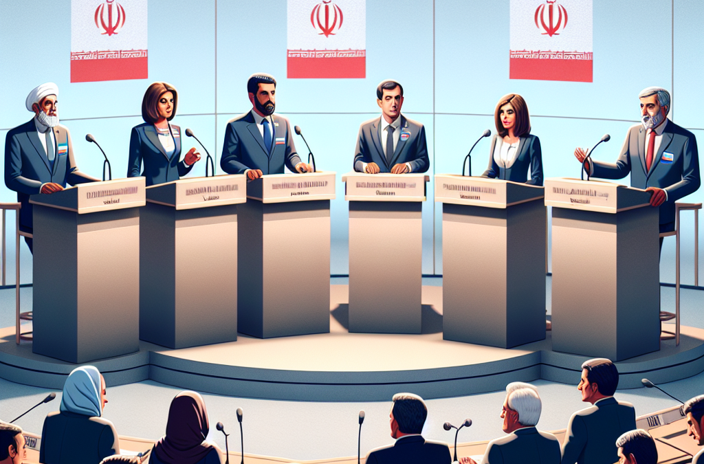 Débat télévisé inédit entre 6 candidats iraniens