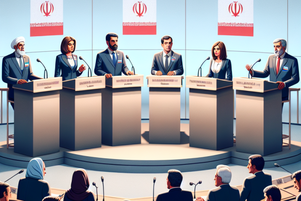 Débat télévisé inédit entre 6 candidats iraniens