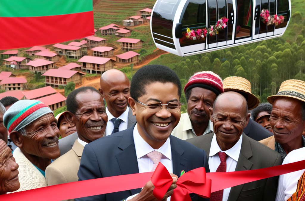 Président malgache inaugure 1er tronçon de téléphérique
