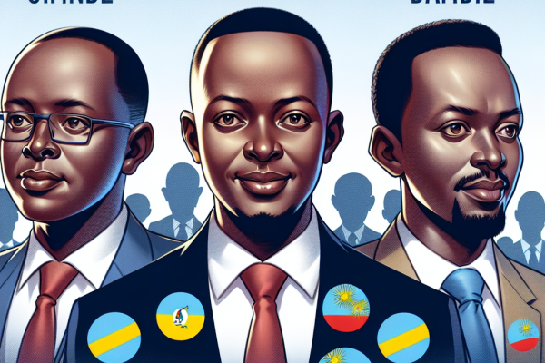 ois candidats en lice pour présidentielle rwandaise