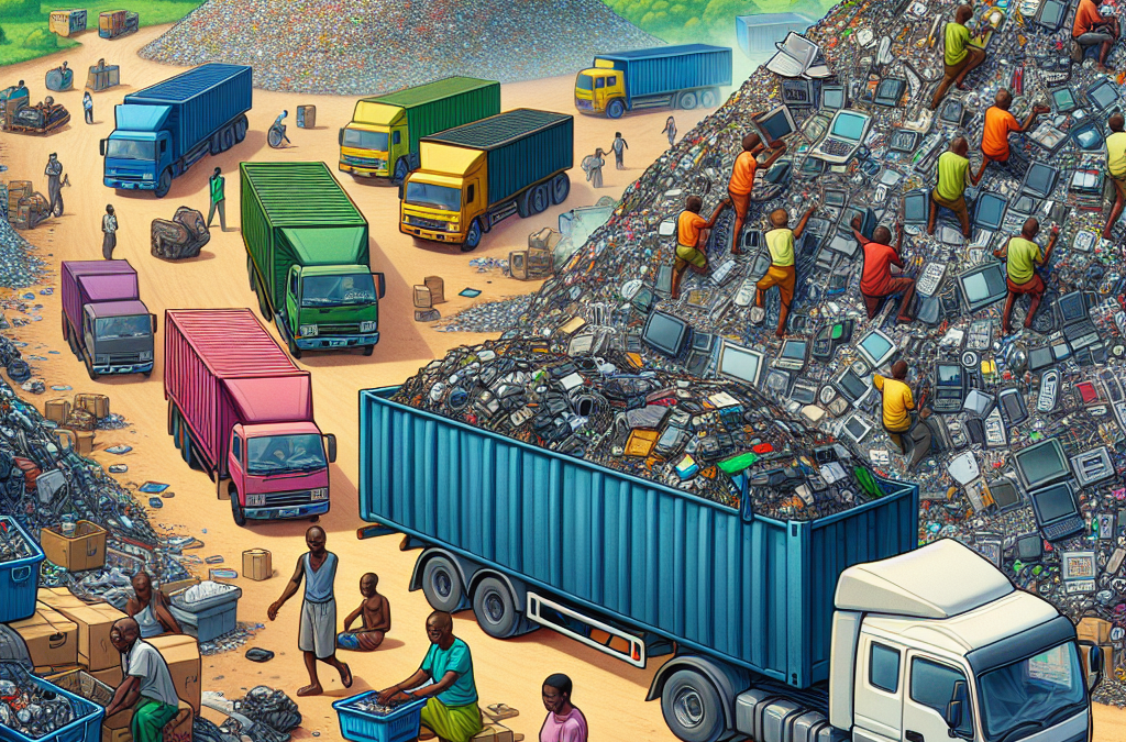 Expo sur les déchets électroniques au Ghana : filière économique et fléau écologique.
