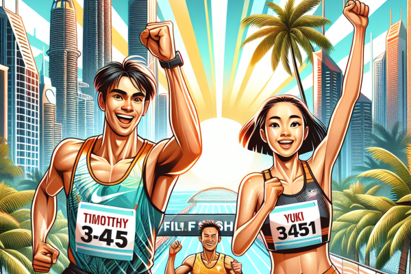 mothy Kattam et Yuki Nakamura remportent le Marathon de la Gold Coast