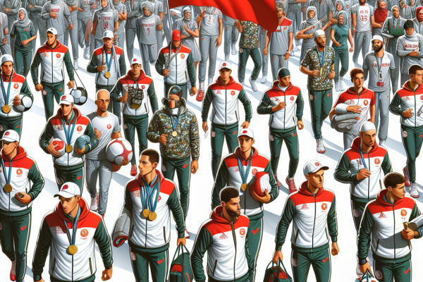 Le Maroc envoie 60 athlètes aux JO de Paris 2024