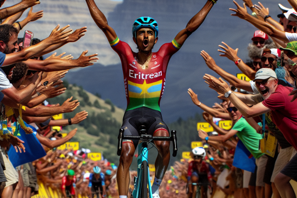 Biniam Girmay réalise un triplé historique au Tour de France