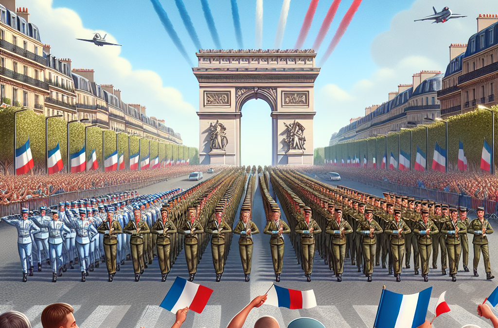 Défilé militaire du 14 juillet en France