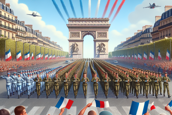 Défilé militaire du 14 juillet en France
