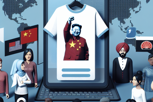 -shirts de Trump avec poing levé vendus sur sites chinois