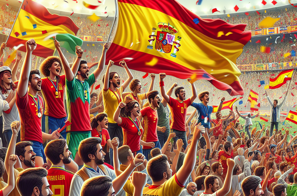 Espagne célèbre champions Euro 2024