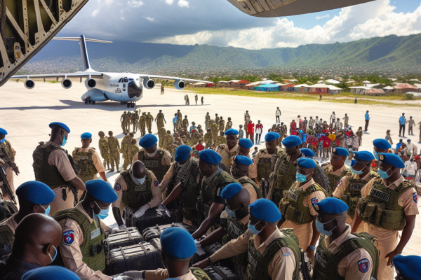 Renforcement sécuritaire en Haïti: policiers kényans déployés.