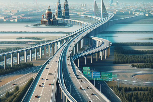 Inauguration autoroute Moscou – Saint-Pétersbourg par Poutine