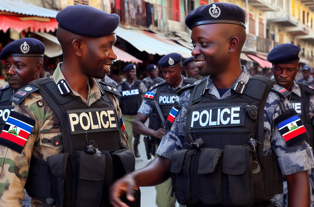 Arrivée de policiers kényans à Port-au-Prince