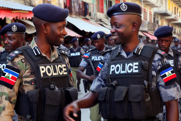 Arrivée de policiers kényans à Port-au-Prince