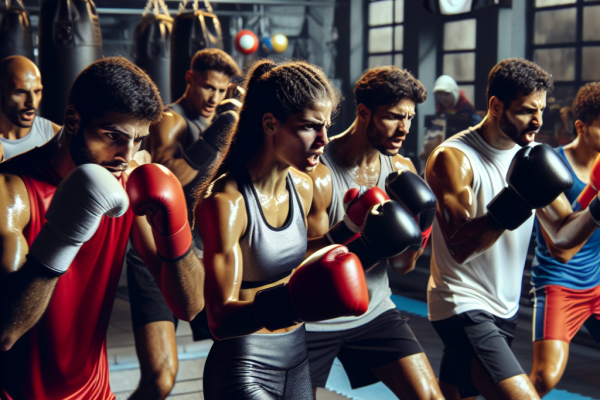 Boxeurs égyptiens prêts pour JO Paris 2024