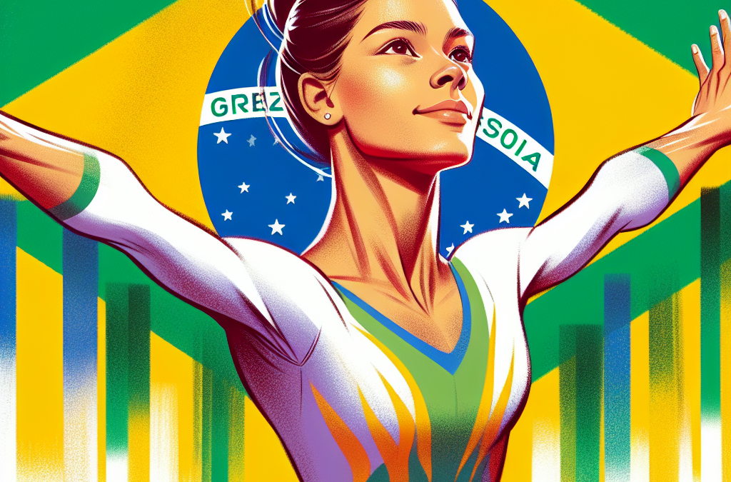 La gymnaste brésilienne Rebeca Andrade, l&rsquo;étoile montante des JO Paris 2024