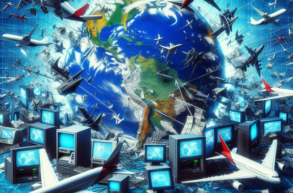 Impact mondial : bug informatique de Microsoft perturbe vols, banques et médias